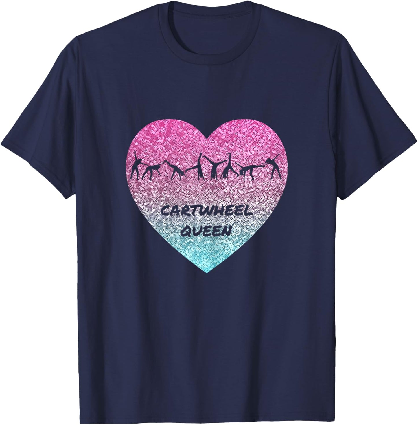 Cartwheel queen by Kalmerica T-Shirt - T-Shirt | Navy