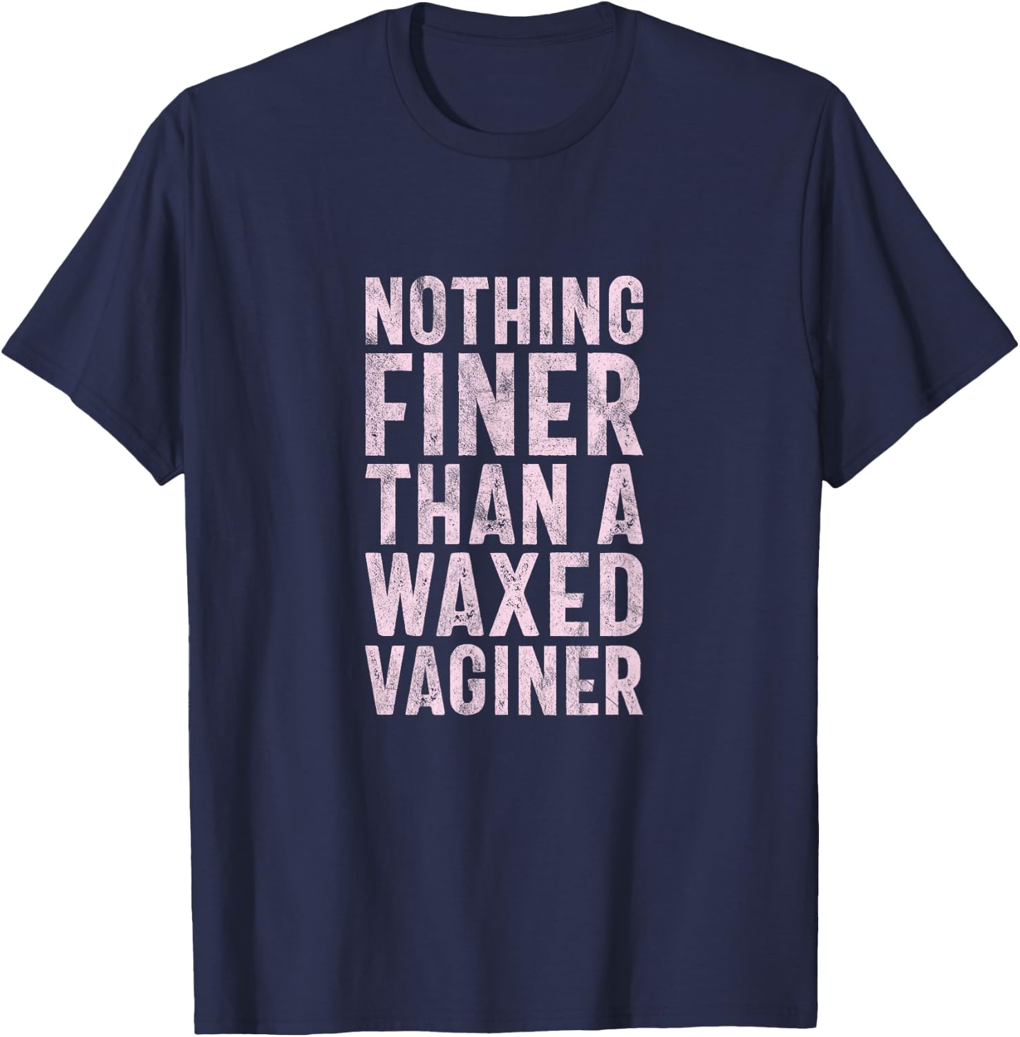 Dirty Funny Adult Humor Apparel -Adults Black Distressed Modern Small T-Shirt - T-Shirt | Navy