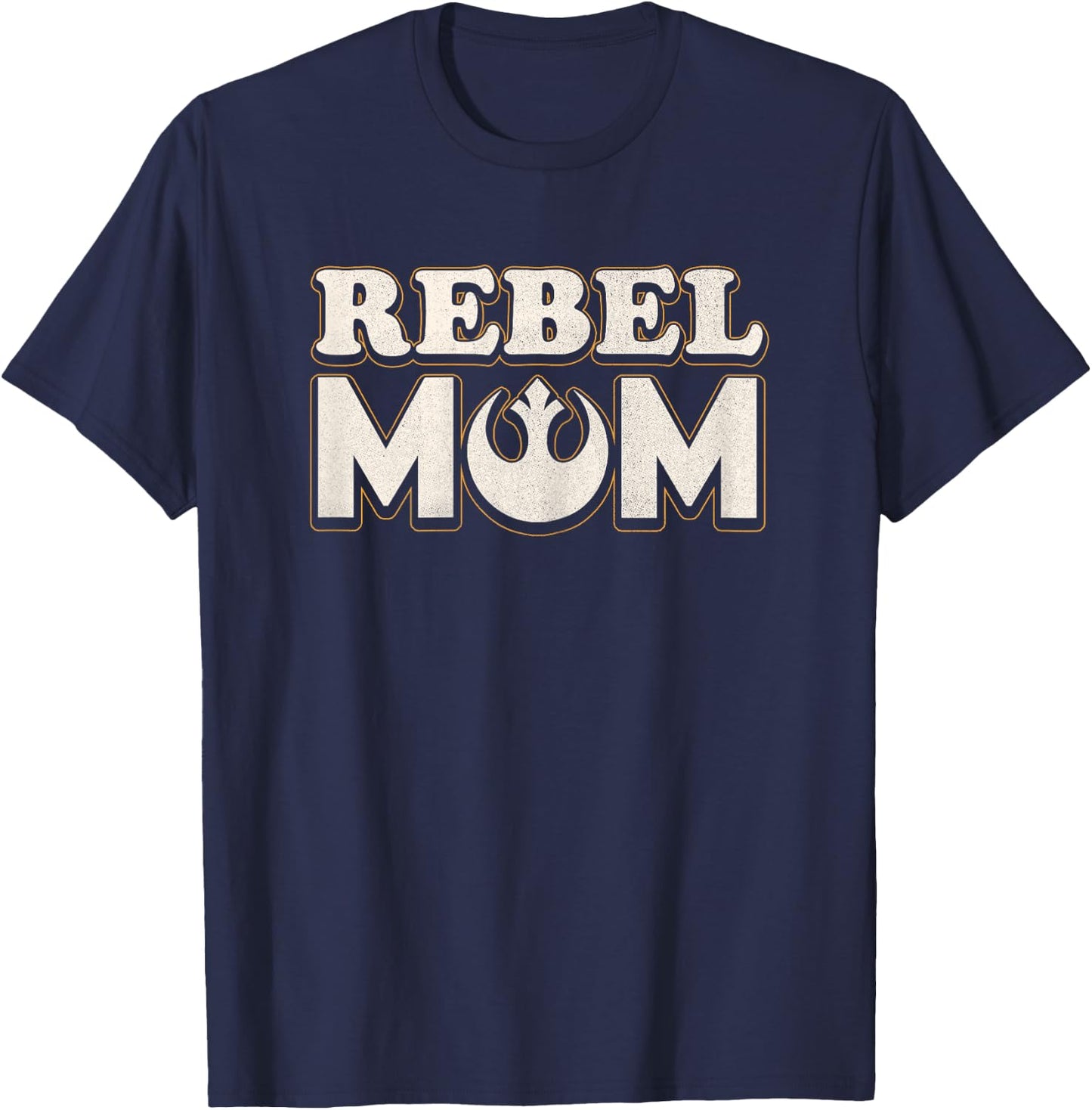 Star Wars Mother's Day Rebel Mom Vintage Logo T-Shirt - T-Shirt | Navy