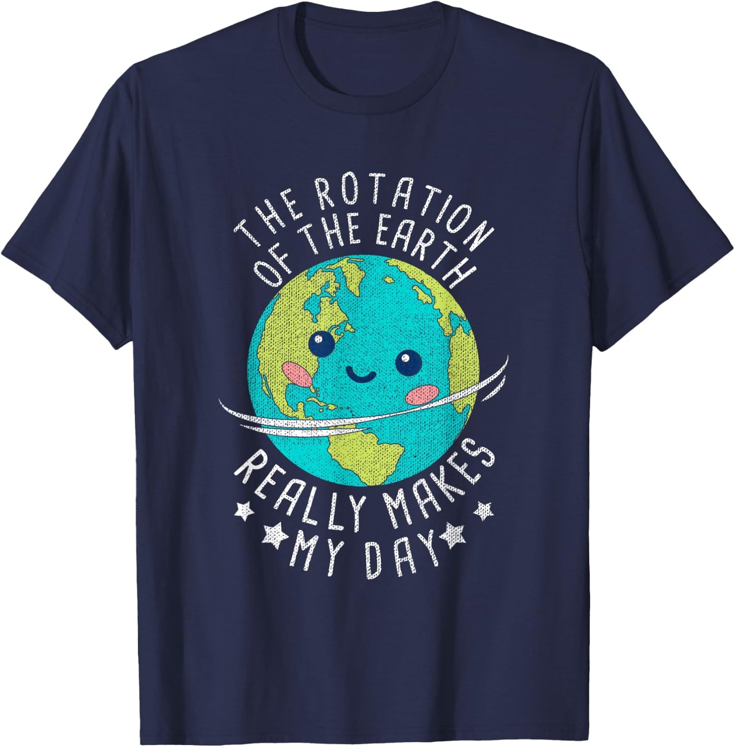 Gift Vegan Nature Earth Day T-Shirt - T-Shirt | Navy