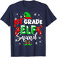 1st Grade ELF Squad Funny Christmas ELF Kids Teacher Group T-Shirt - T-Shirt | Navy