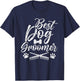 Best Dog Groomer Animal Grooming Salon T-Shirt - T-Shirt | Navy