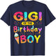 Gigi Of The Birthday Boy Ice Cream Cone Party Themed T-Shirt - T-Shirt | Navy