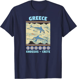 Greece - Knossos - Crete T-Shirt - T-Shirt | Navy