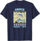 Greece - Knossos - Crete T-Shirt - T-Shirt | Navy