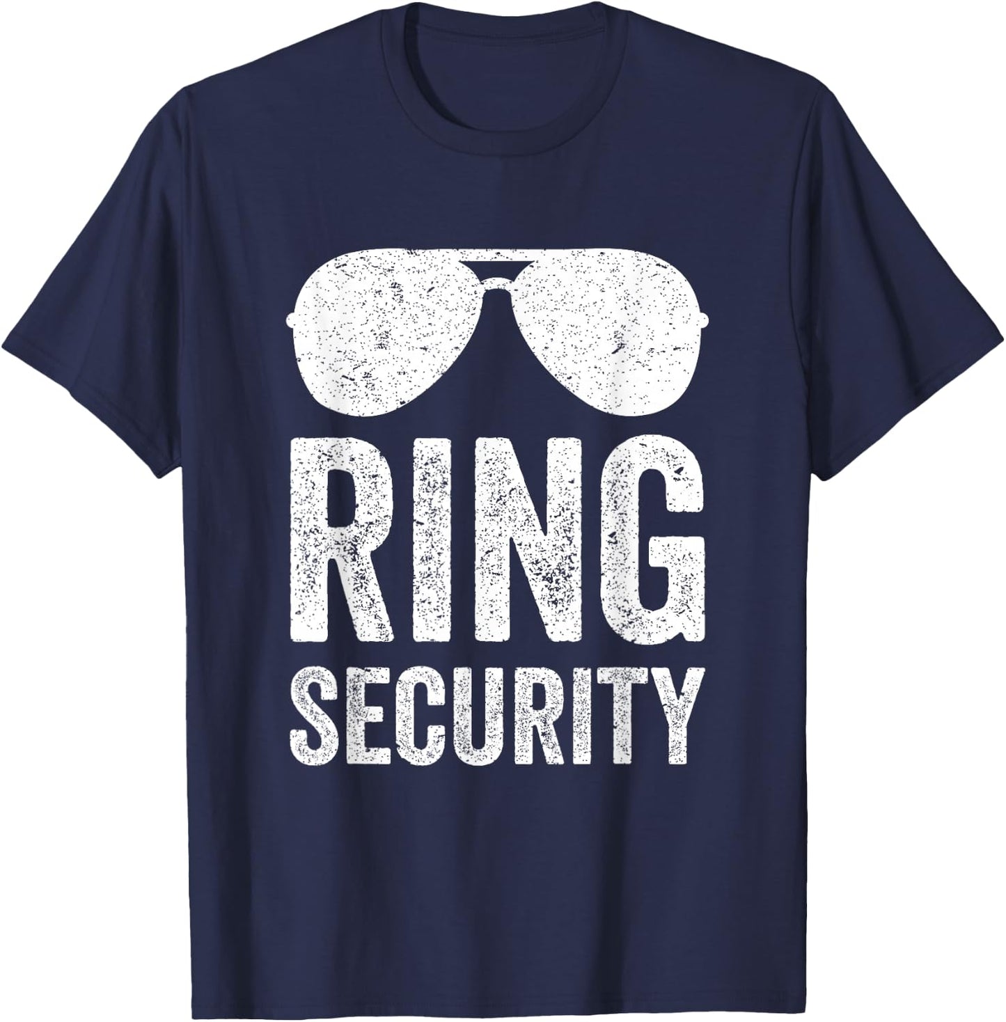 Ring Security Funny for Ring Bearer Boys Youth Men T-Shirt - T-Shirt | Navy
