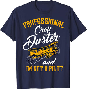 Crop Duster Pilot Specialist Professional Aerial Applicator T-Shirt - T-Shirt | Navy