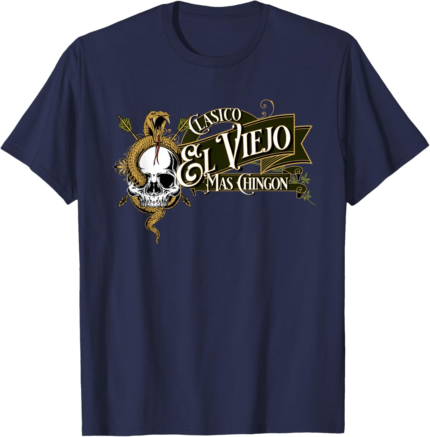 El Viejo Clasico Mas Chinon T-Shirt - T-Shirt | Navy