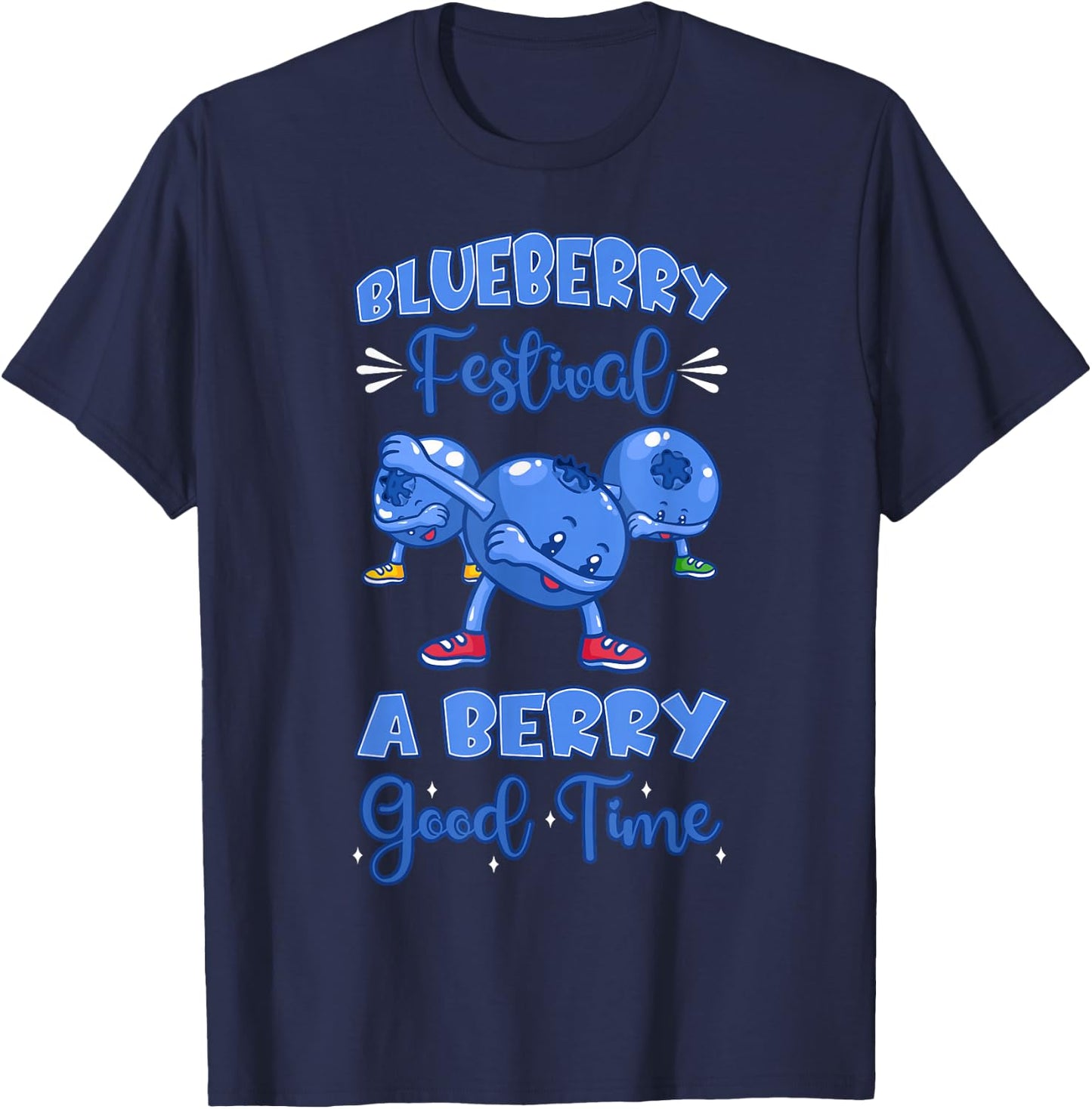 Blueberries Cookies Fruitivore Accessory Fruits T-Shirt - T-Shirt | Navy