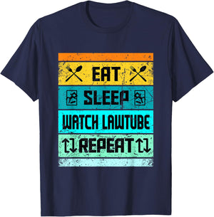 Retro Vintage Law Tube Crime Law School And Lawyer T-Shirt - T-Shirt | Navy