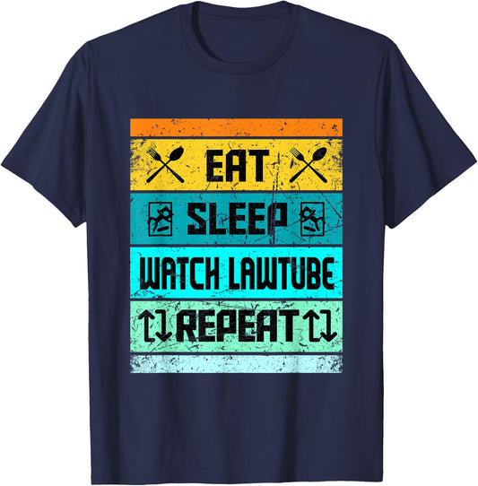 Retro Vintage Law Tube Crime Law School And Lawyer T-Shirt - T-Shirt | Navy