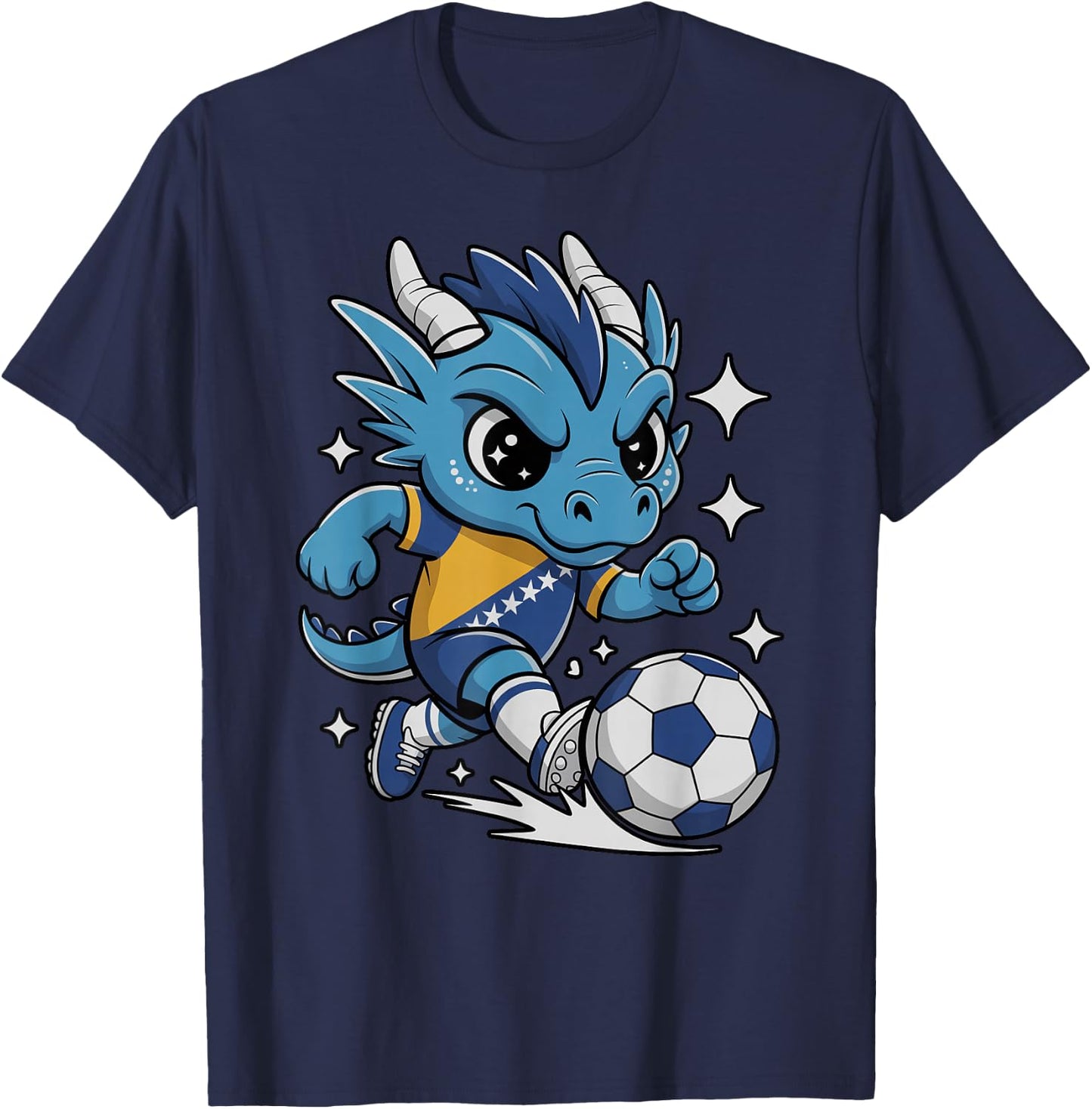 Classic Bosnia Herzegovina Hajmo Bosno Country Vacay Cheer T-Shirt - T-Shirt | Navy