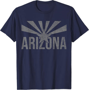 State Flag of Arizona Phoenix Sedona T-Shirt - T-Shirt | Navy