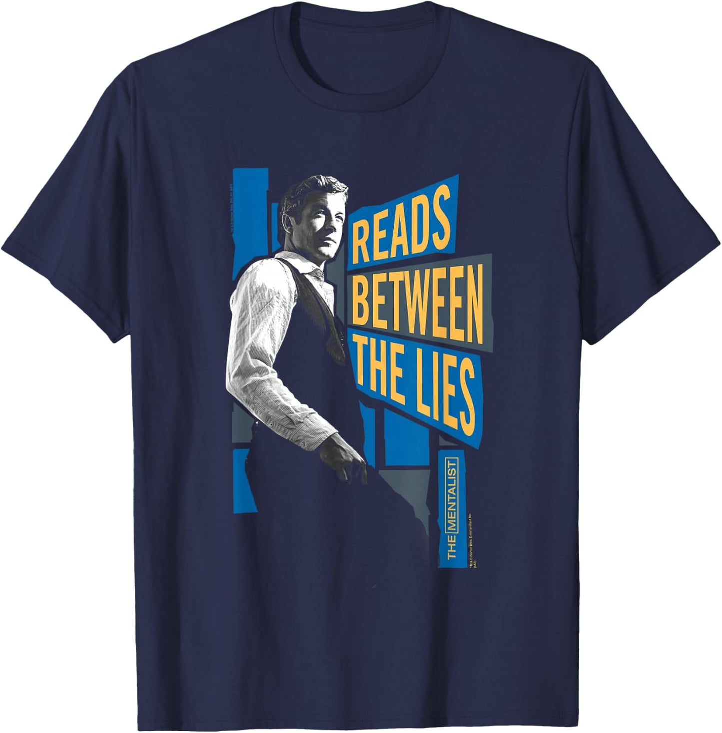 The Mentalist Between the Lies T-Shirt - T-Shirt | Navy