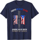 Puerto Rican By Blood American By Birth Patriot By Choice T-Shirt - T-Shirt | Navy
