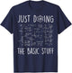 Physics - Only make the basics - scientists - physicists T-Shirt - T-Shirt | Navy