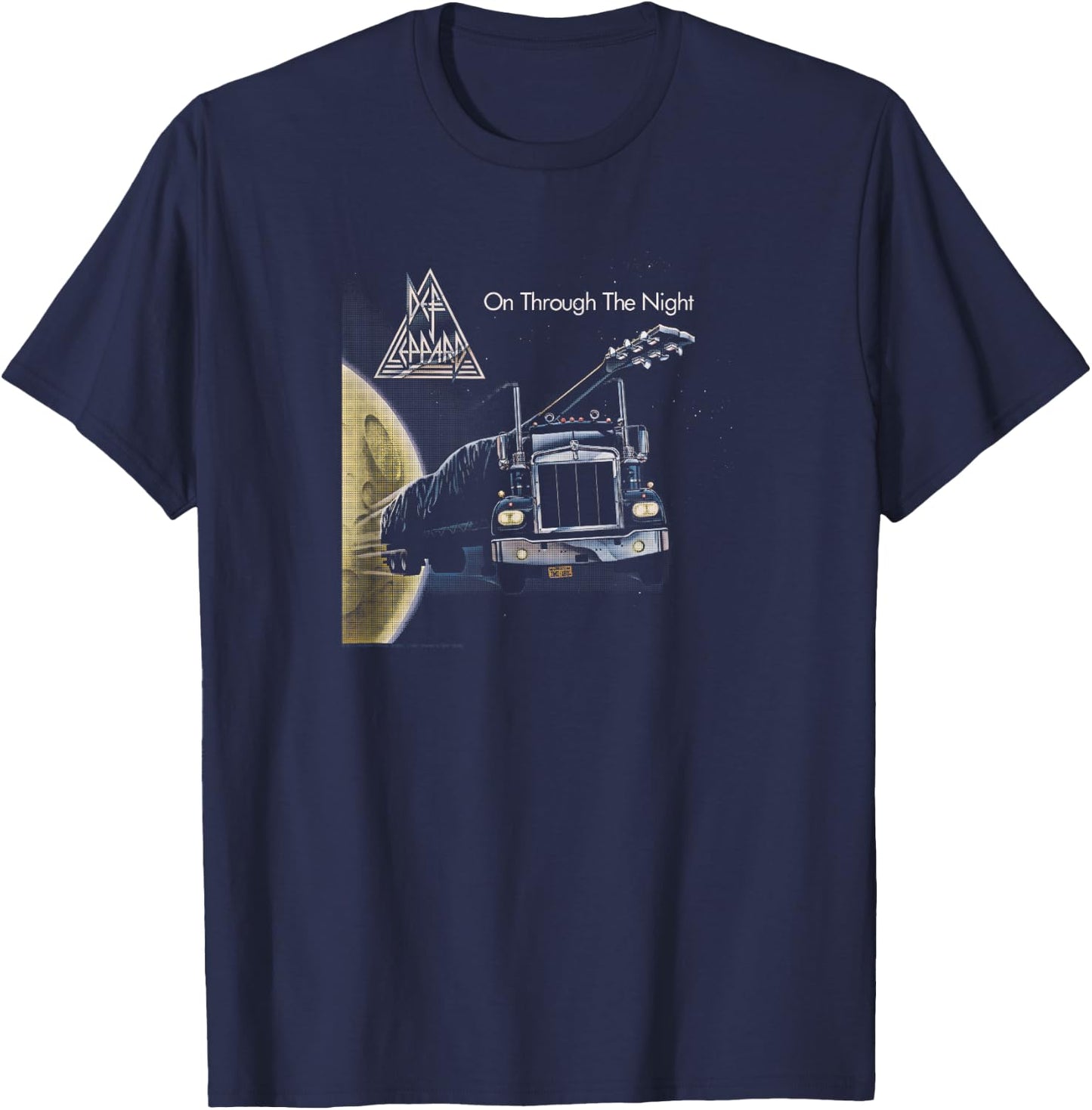 Def Leppard - On Through The Night Album T-Shirt - T-Shirt | Navy