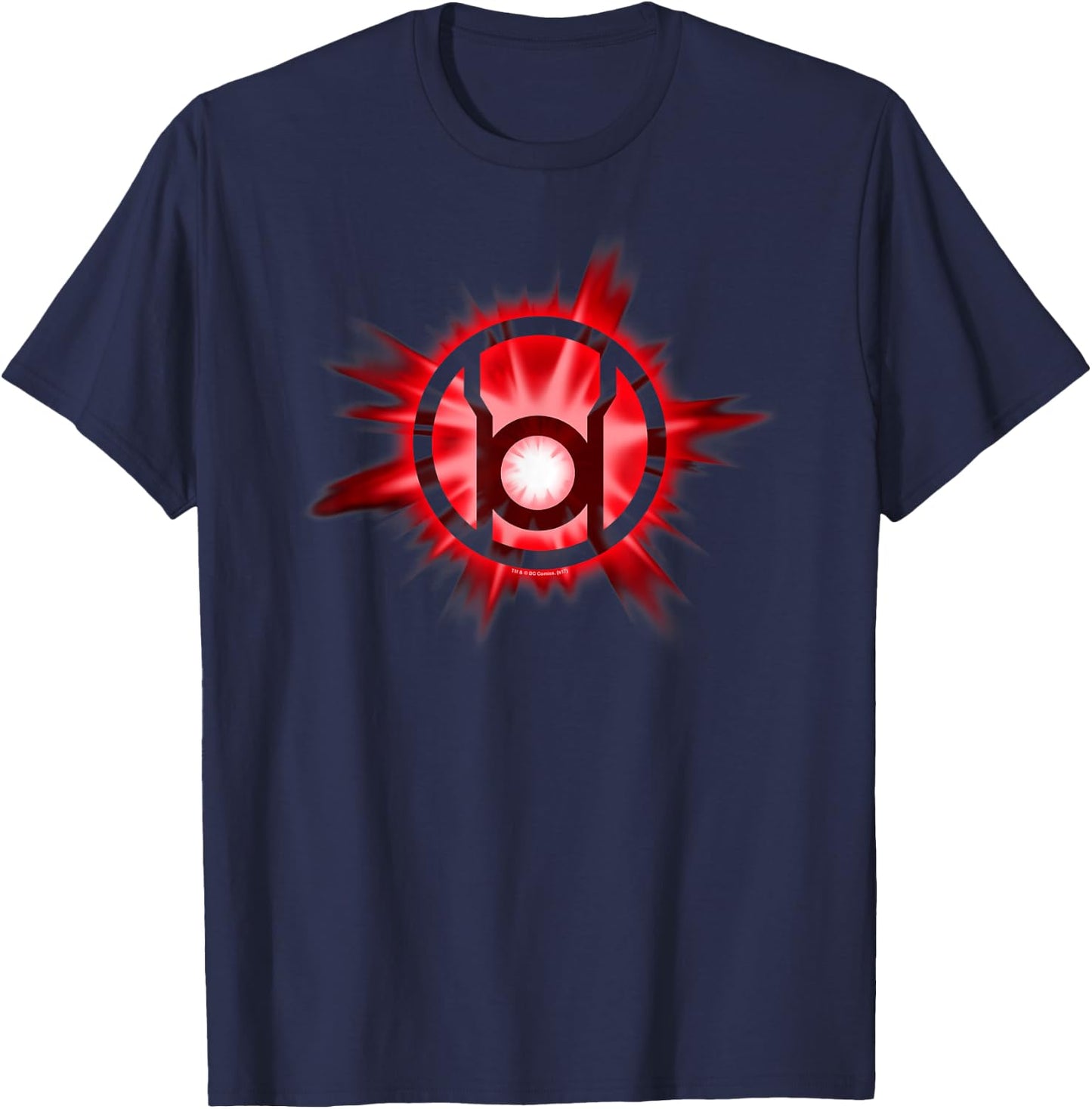 Green Lantern Red Glow T Shirt T-Shirt - T-Shirt | Navy