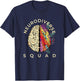 Neurodiversity Saying Neurodiverse Brain Neurodivergent T-Shirt - T-Shirt | Navy