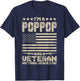 I'm a Poppop and a Veteran Nothing Scares Me Proud US Army T-Shirt - T-Shirt | Navy