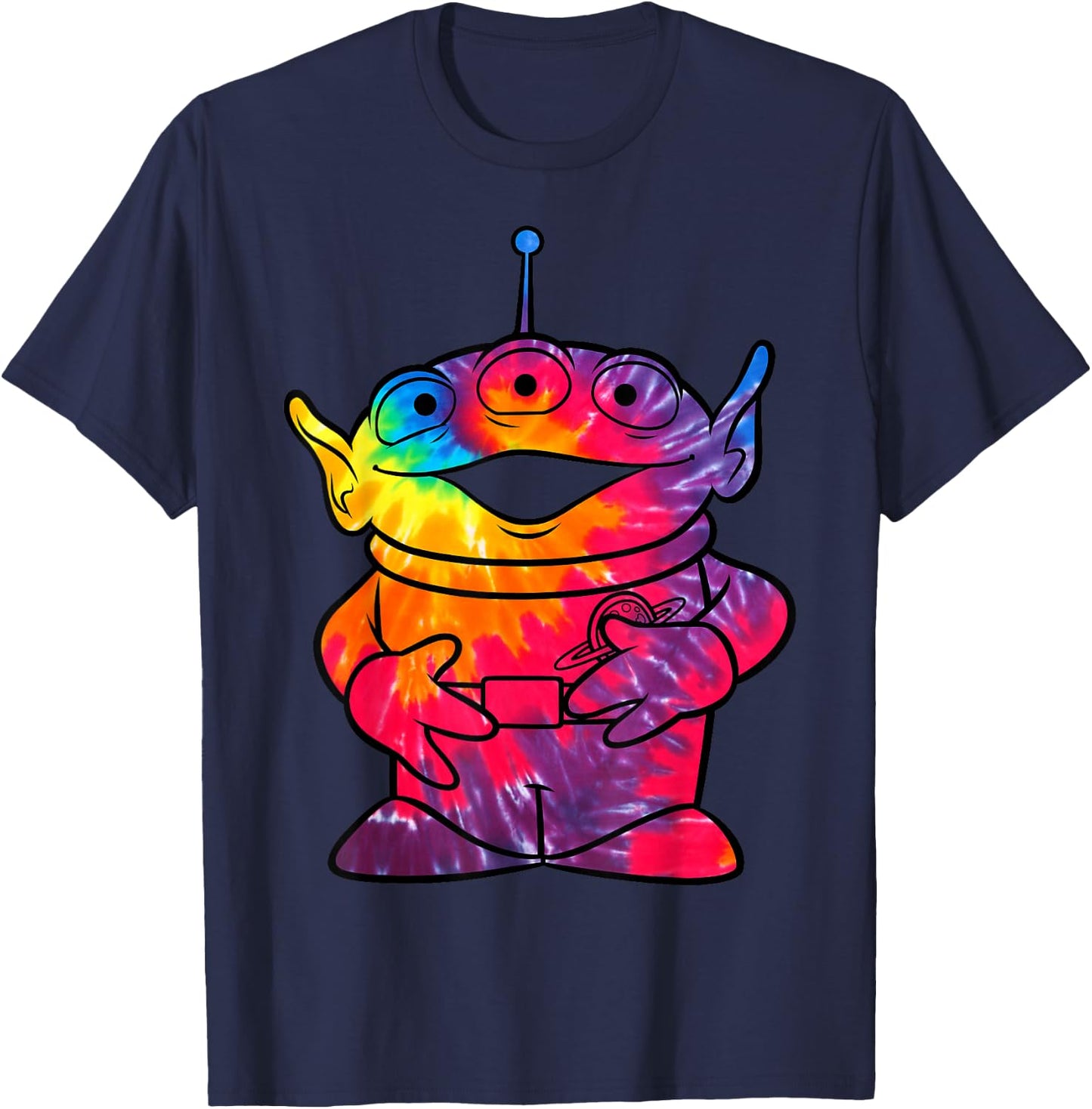 Disney Pixar Toy Story Tie-Dye Alien Portrait T-Shirt - T-Shirt | Navy