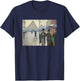 Gustave Caillebotte Paris Street Rainy Day Fine Art Painting T-Shirt - T-Shirt | Navy