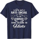I'm not anti-social I'd just rather be in my garage T-Shirt - T-Shirt | Navy
