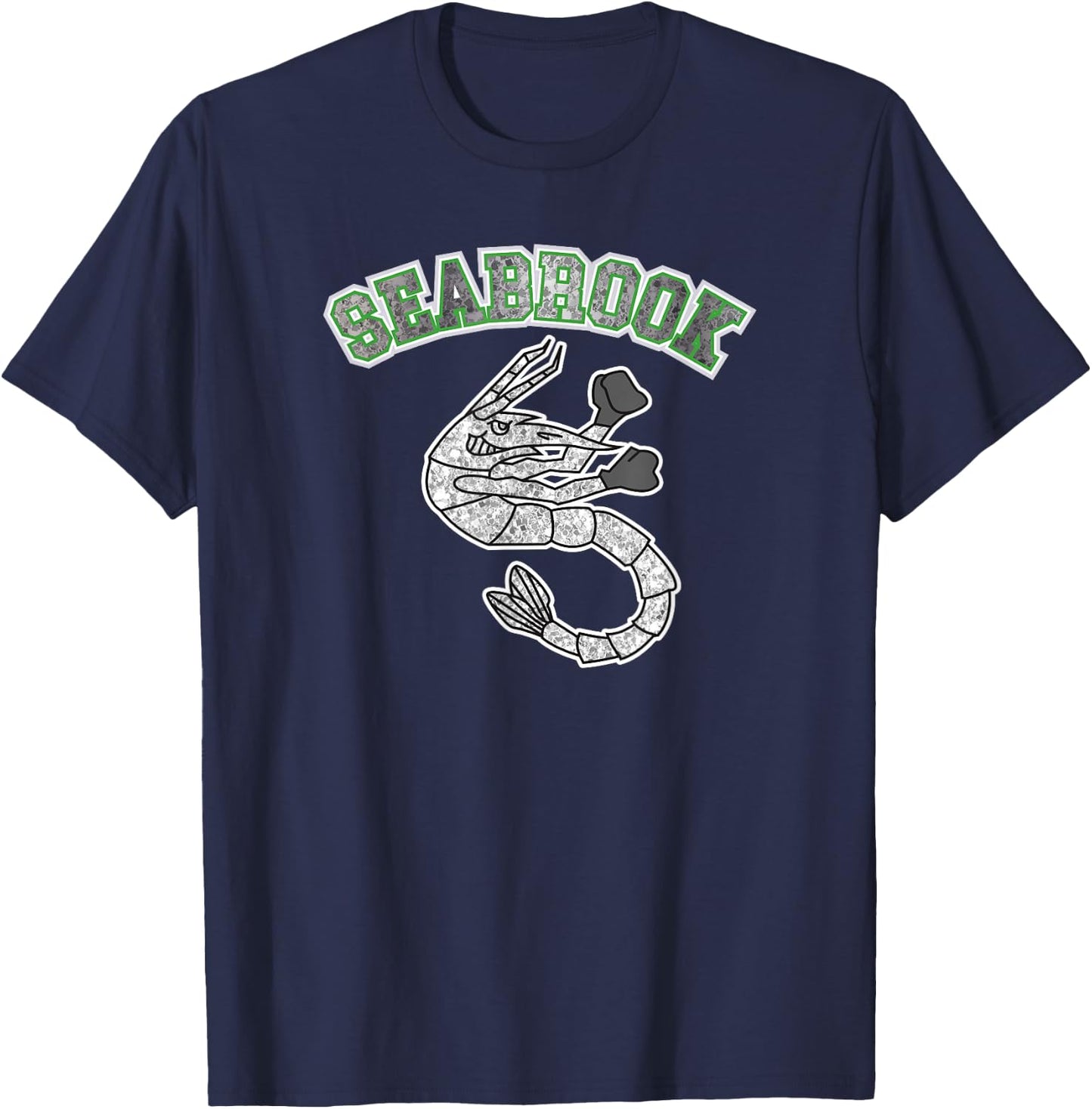 Disney Zombies Seabrook School Mascot Logo T-Shirt - T-Shirt | Navy