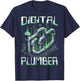 Digital Plumber Problem Solver Programmer Software Engineers T-Shirt - T-Shirt | Navy