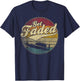Get Faded Funny Barber Hair Cut Hairdresser Vintage Retro T-Shirt - T-Shirt | Navy