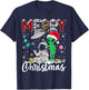Alien Santa Astronaut UFO Christmas Snowflakes Xmas T-Shirt - T-Shirt | Navy