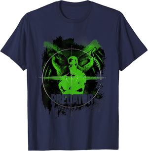 Predator Sniper Scope Dutch 80s T-Shirt - T-Shirt | Navy