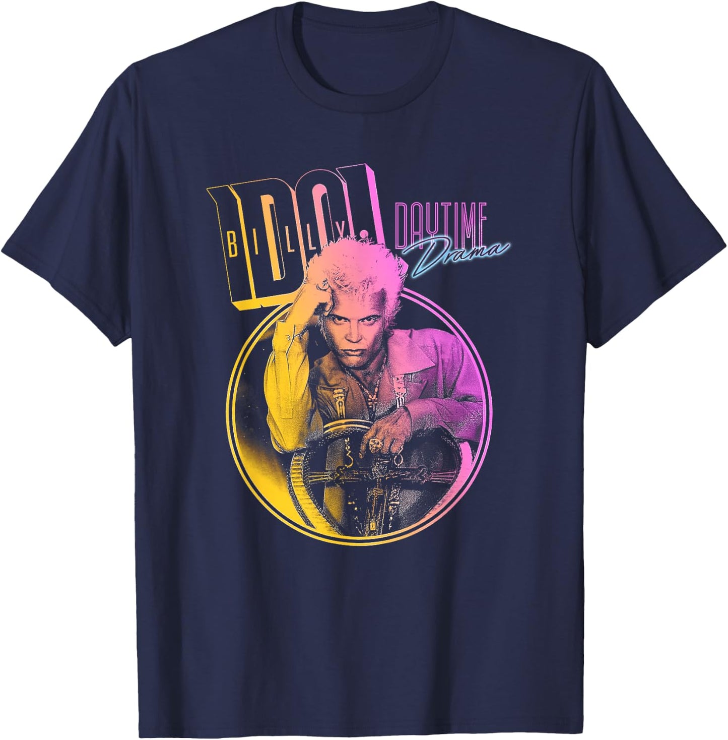 Billy Idol - Daytime Drama T-Shirt - T-Shirt | Navy
