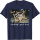 Somebody's Feral Aunt Funny Raccoon Drinking Coffee T-Shirt - T-Shirt | Navy