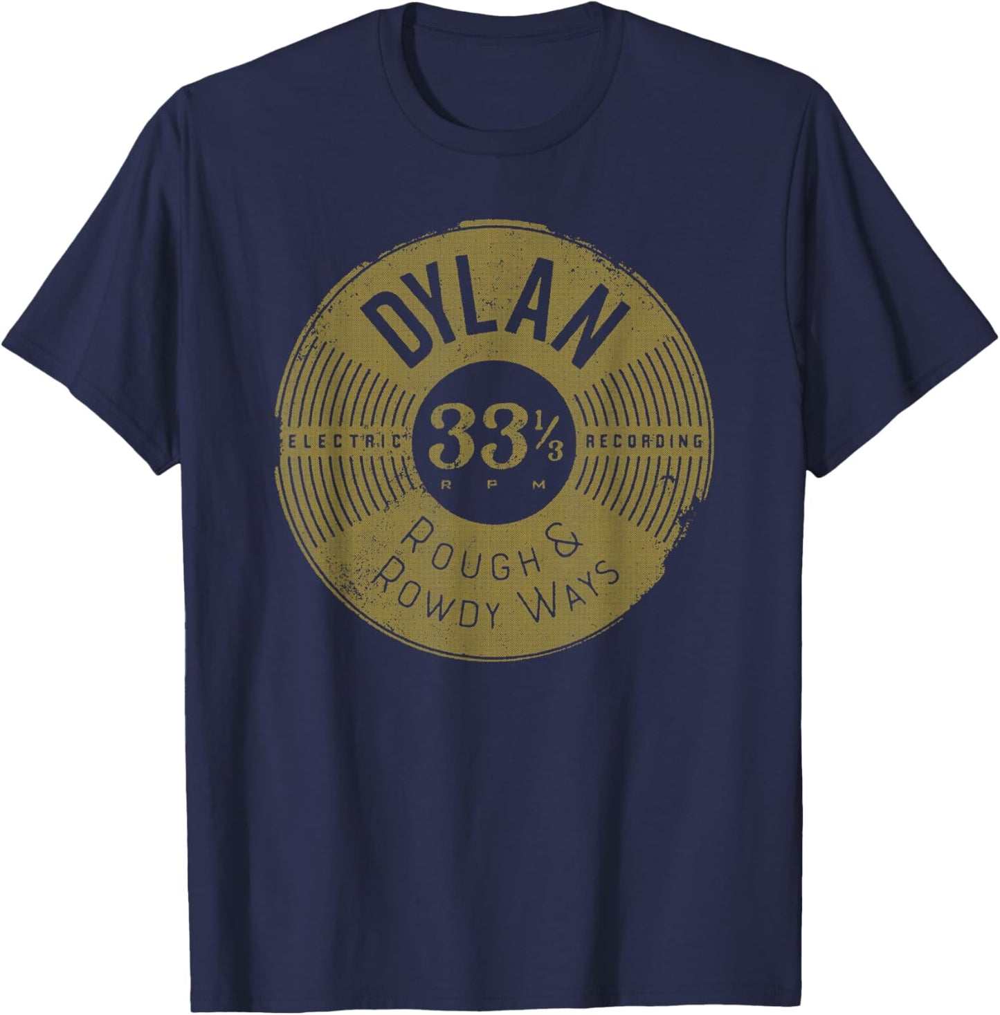 Bob Dylan - Electric Recording T-Shirt - T-Shirt | Navy