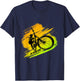 cool Bmx Biking Gift bicycle, biker, track & Racing Love T-Shirt - T-Shirt | Navy