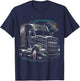 Truck Driver 18 Wheeler Trucker T-Shirt - T-Shirt | Navy