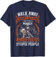 Walk Away I’m A Grumpy Old Man Born in March T-Shirt - T-Shirt | Navy