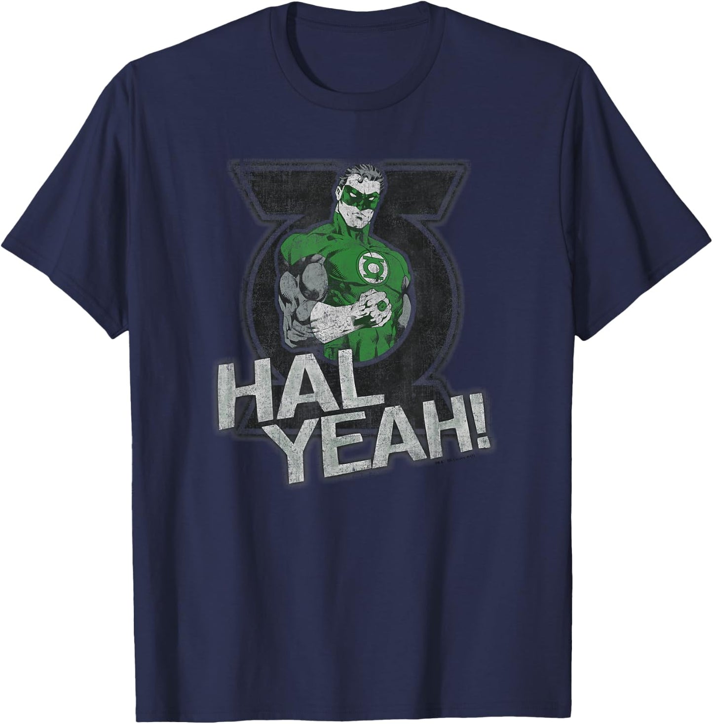 Green Lantern Hal Yeah T-Shirt - T-Shirt | Navy