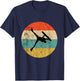 Bodyboarder Vintage Retro Sunset Surfing Bodyboard Surfer T-Shirt - T-Shirt | Navy