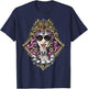 Kali Hindu Goddess Gothic Goth Hinduism Spiritual Mythology T-Shirt - T-Shirt | Navy