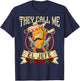 They Call Me El Jefe Gift Spanish Mexican Boss Taco Dabbing T-Shirt - T-Shirt | Navy