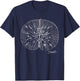 Brain Neuron Ramon y Cajal Illustration T-Shirt - T-Shirt | Navy