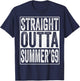 Straight Outta Summer 1969 50th Birthday Gifts 50 Years Old T-Shirt - T-Shirt | Navy
