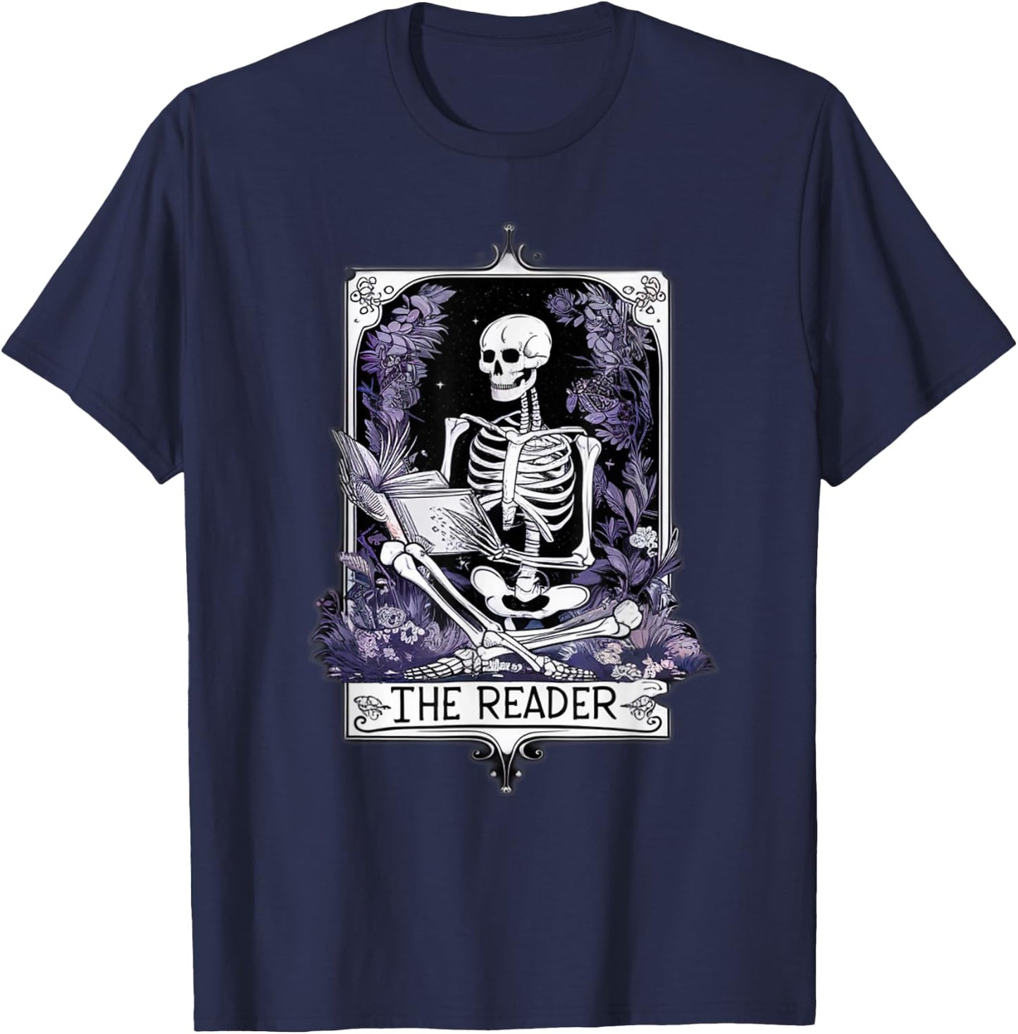 The Reader Tarot Card Reading Humor T-Shirt - T-Shirt | Navy