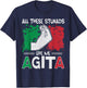 All These Stunads Give Me Agita Italian Saying T-Shirt - T-Shirt | Navy