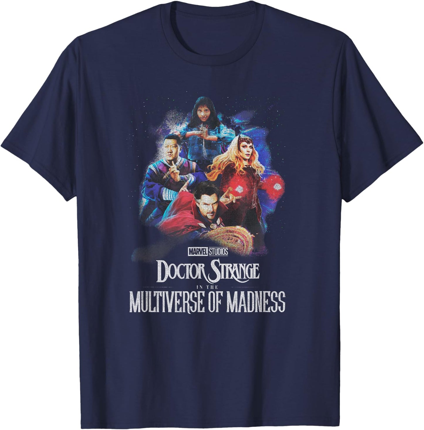Marvel Doctor Strange In The Multiverse Of Madness Galactic T-Shirt - T-Shirt | Navy