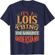 Lois Name T-Shirt - T-Shirt | Navy
