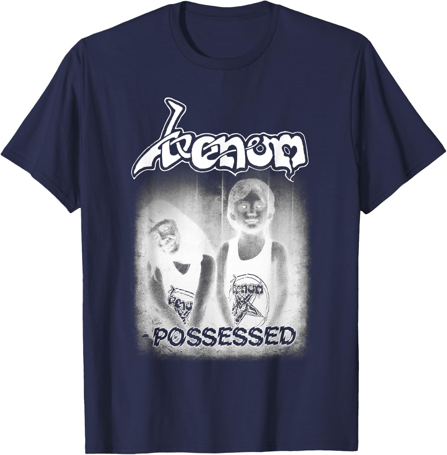 Venom - Official Merchandise - Possessed T-Shirt - T-Shirt | Navy