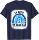 in April We Wear Blue - Child Abuse Prevention Awareness Small T-Shirt - T-Shirt | Navy